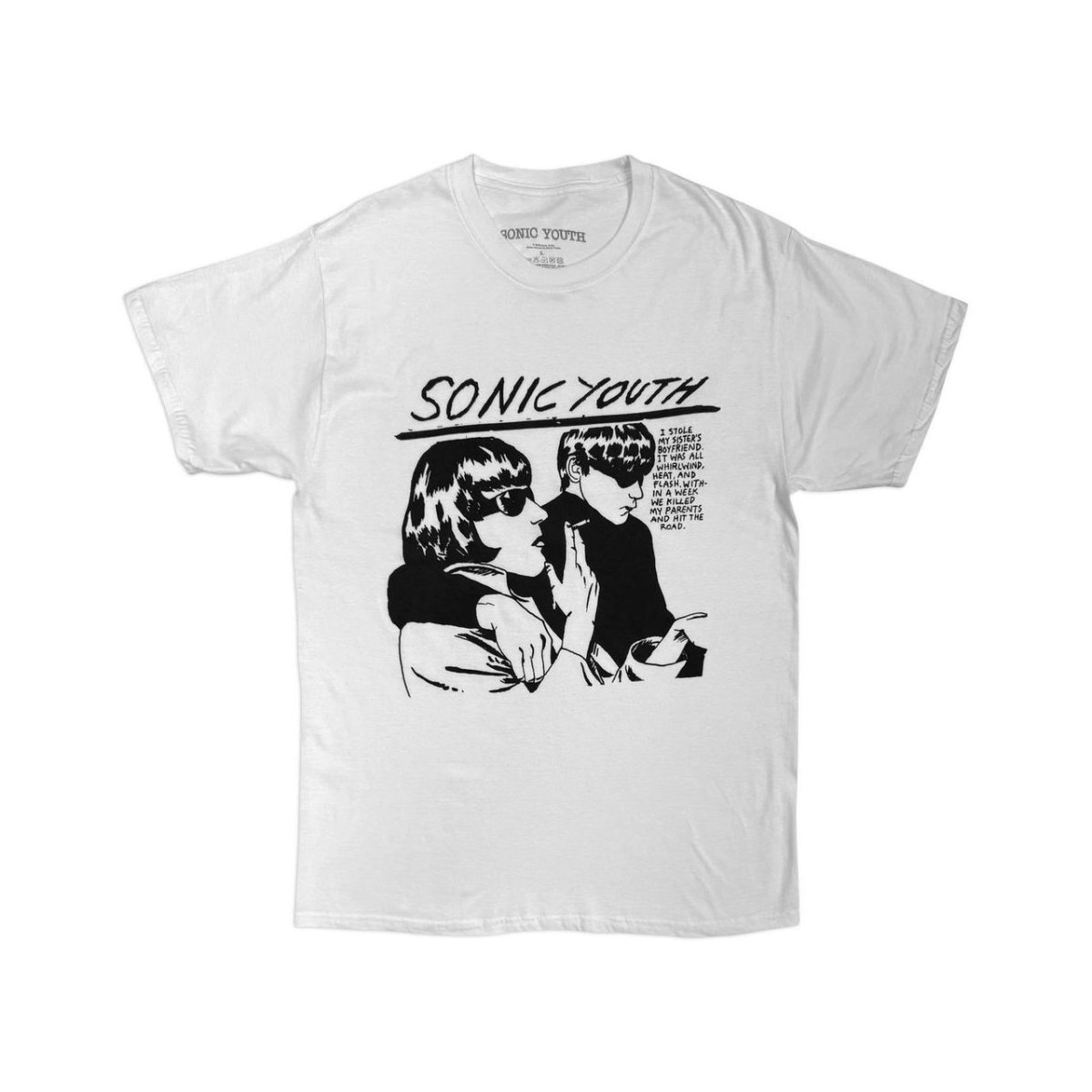 画像1: Sonic Youth バンドTシャツ ソニック・ユース Goo WHITE (1)