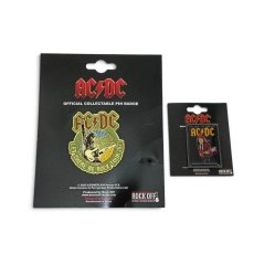 画像2: AC/DC メタルピンバッジ エーシーディーシー Let There Be Rock Tour 1977 (2)