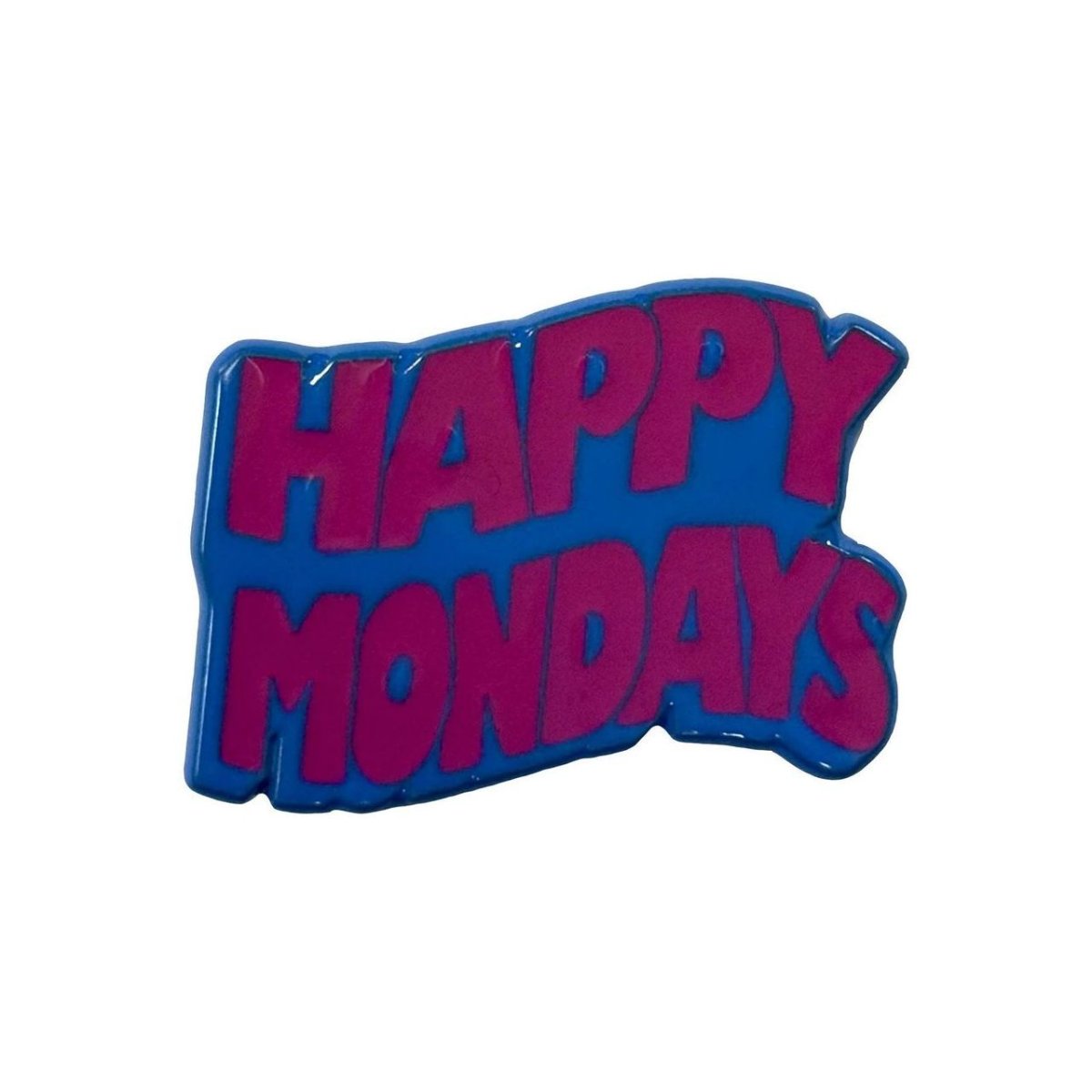 画像1: Happy Mondays メタルピンバッジ ハッピー・マンデイズ Wavy Logo (1)