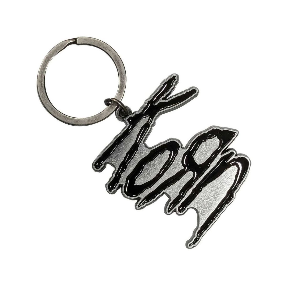画像1: Korn メタルキーリング キーホルダー コーン Logo SILVER (1)