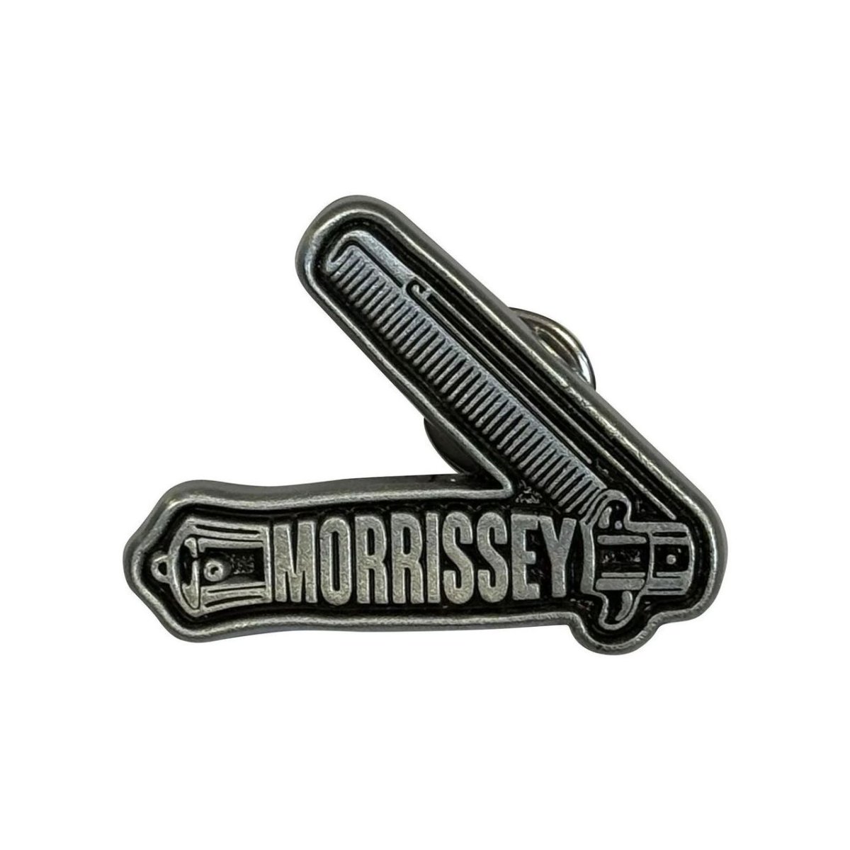 画像1: Morrissey メタルピンバッジ モリッシー Comb (1)