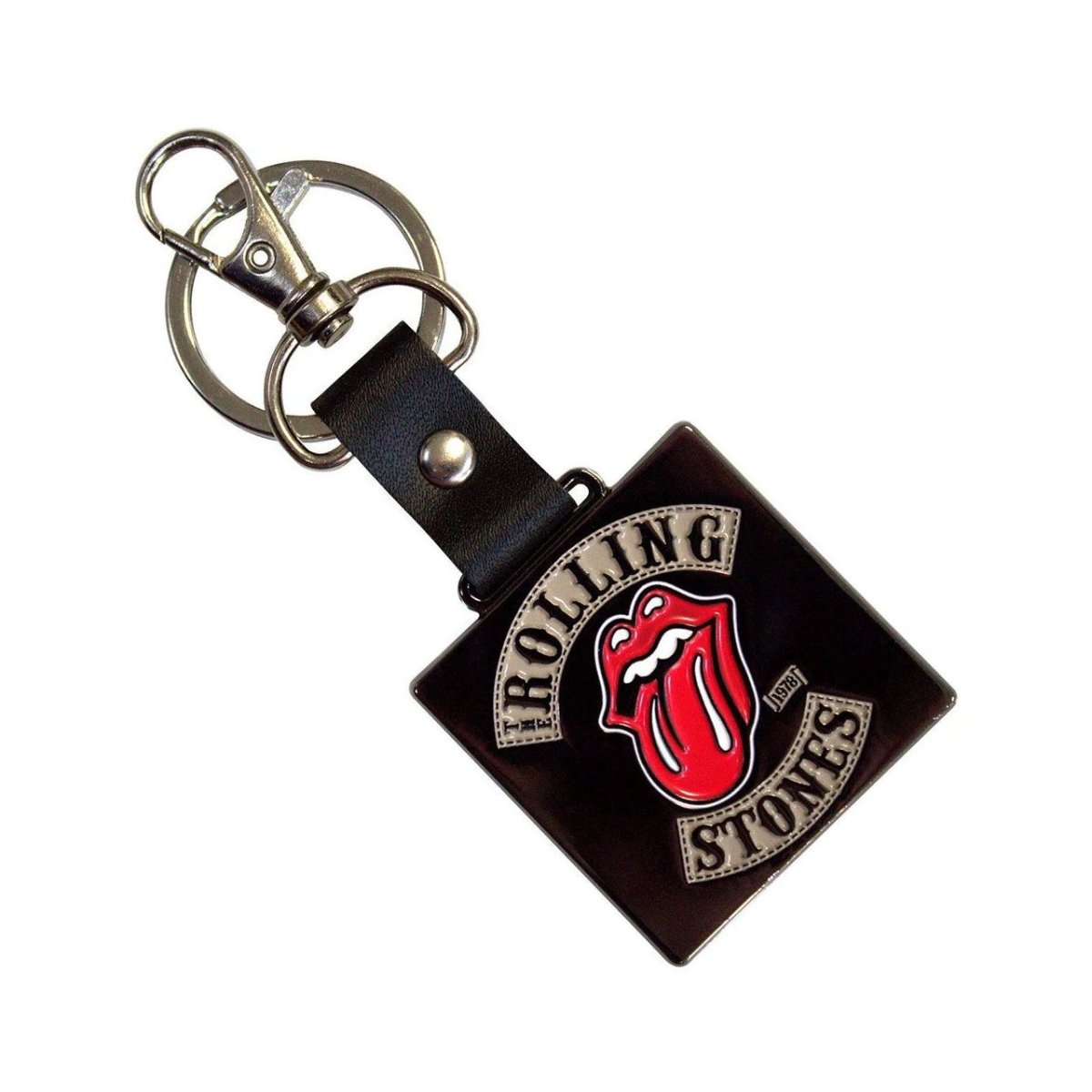 画像1: The Rolling Stones メタルキーリング キーホルダー ザ・ローリング・ストーンズ Tour 1978 BLK (1)