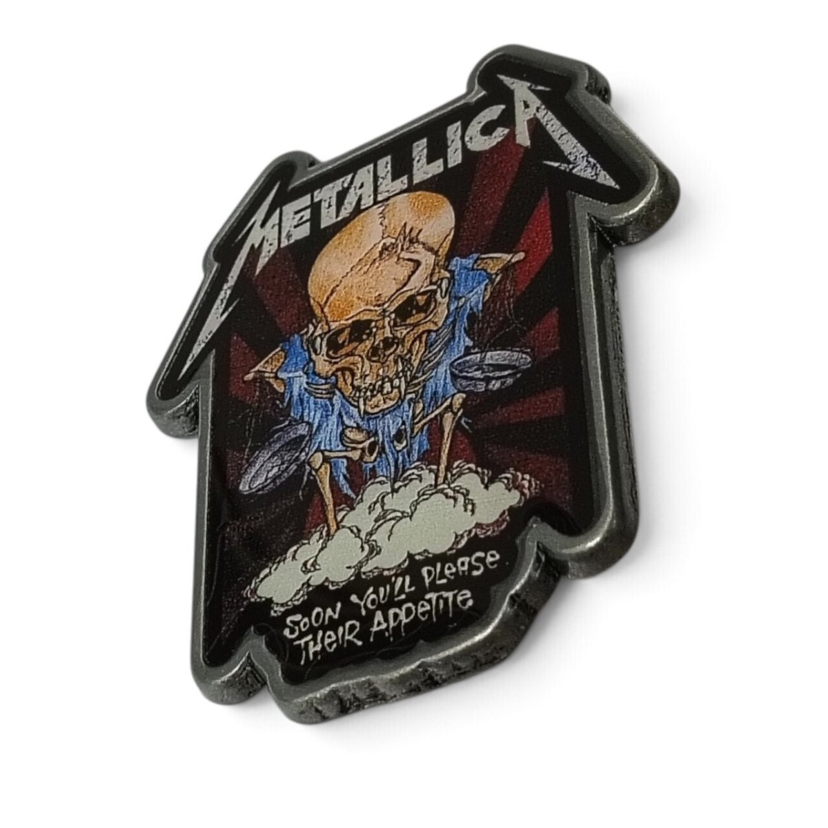 画像2: Metallica メタルピンバッジ メタリカ Doris (2)