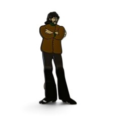 画像1: The Beatles メタルピンバッジ ザ・ビートルズ Sub George LARGE (1)