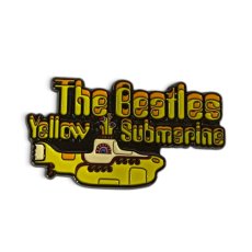 画像1: The Beatles メタルピンバッジ ザ・ビートルズ Yellow Submarine Logo LARGE (1)