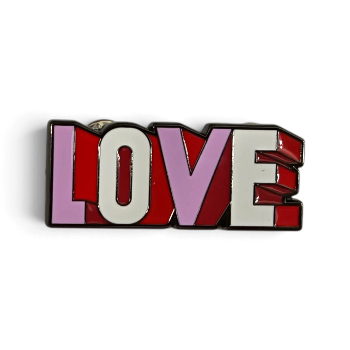 画像1: The Beatles メタルピンバッジ ザ・ビートルズ Love 3D Logo LARGE (1)