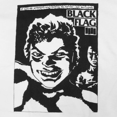 画像1: Black Flag ブラック・フラッグ Suicide Flyer Tシャツ