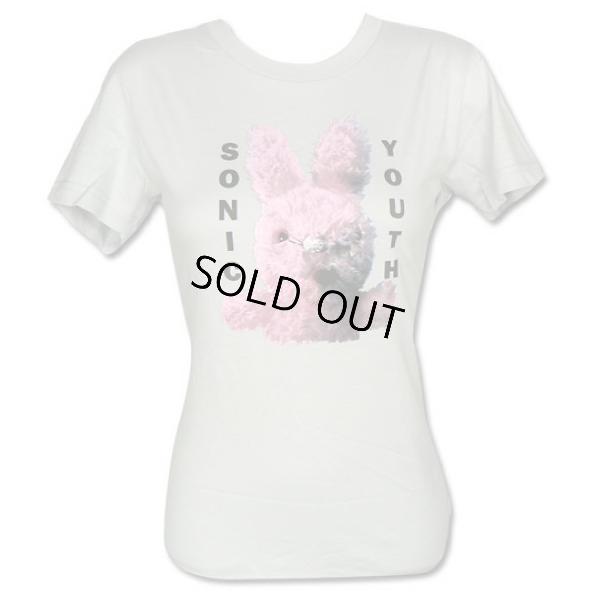 画像1: Sonic Youth ソニック・ユース Dirty Bunny レディースTシャツ (1)