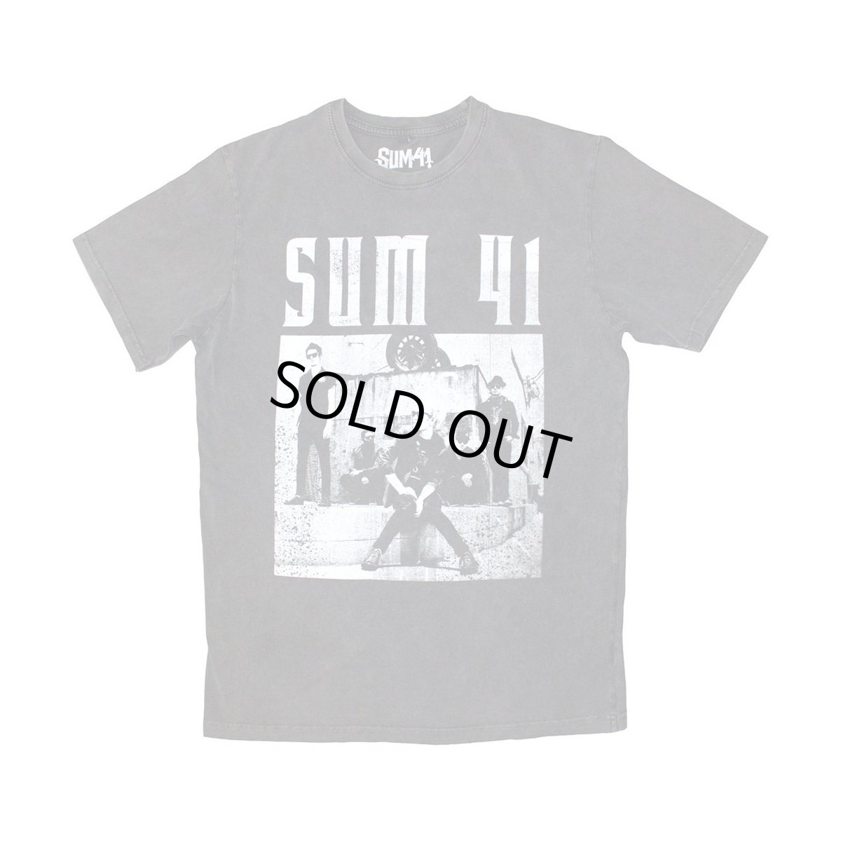 画像1: Sum 41 バンドTシャツ サム・フォーティーワン Box Photo STONE WASH (1)