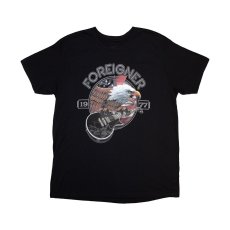 画像1: Foreigner バンドTシャツ フォリナー Eagle [Back Print] (1)