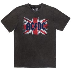 画像1: AC/DC バンドTシャツ エーシー・ディーシー Flag STONE WASH (1)