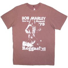 画像1: Bob Marley Tシャツ ボブ・マーレイ Hawaii STONE WASH (1)