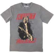 画像1: Kurt Cobain バンドTシャツ カート・コバーン Collage NIRVANA STONE WASH (1)