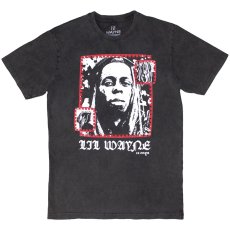 画像1: Lil Wayne Tシャツ リル・ウェイン Mono Photo STONE WASH (1)
