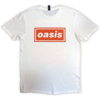 Oasis バンドTシャツ オアシス Definitely Maybe Line Drawing WHITE