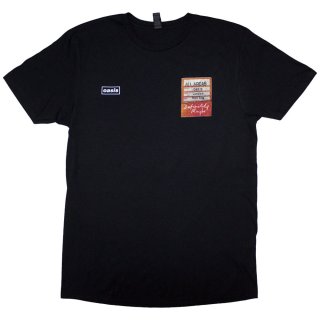 Oasis バンドTシャツ オアシス Definitely Maybe AAA Pass WHITE