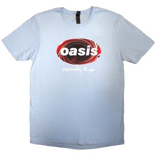 Oasis バンドTシャツ オアシス Definitely Maybe Photo Stencil