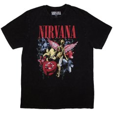 画像1: Nirvana バンドTシャツ ニルヴァーナ In Utero Vintage Collage STONE WASH (1)
