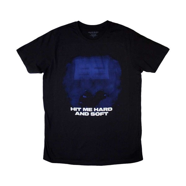 画像1: Billie Eilish バンドTシャツ ビリー・アイリッシュ BEternal Hit Me Hard And Soft Blue Lines (1)