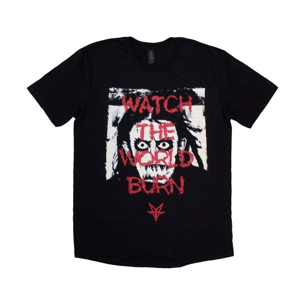 画像1: Falling In Reverse バンドTシャツ フォーリング・イン・リヴァース World Burn (1)