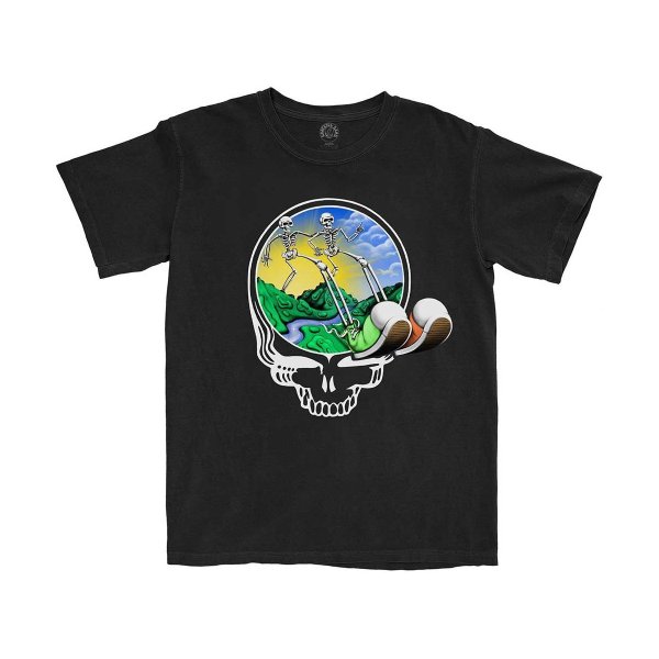 画像1: Grateful Dead バンドTシャツ グレイトフル・デッド Skeles Stepping (1)