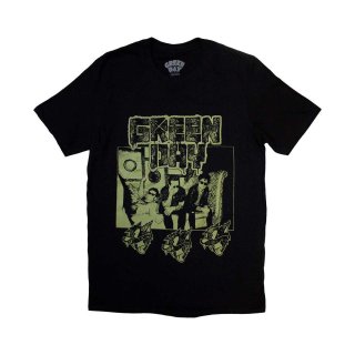GREEN DAY ツアーTシャツ L オリーブグリーン GREEN DAY SHENANIGANS TOUR GREEN LARGE 2883 | g