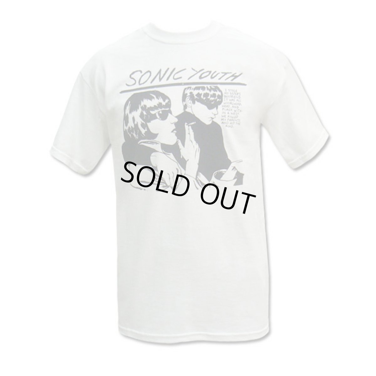 画像1: Sonic Youth ソニック・ユース White Goo Tシャツ (1)