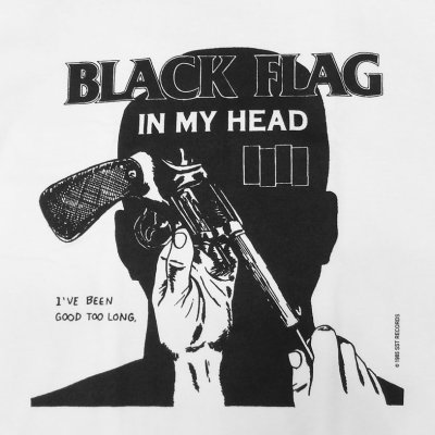 画像1: Black Flag ブラック・フラッグ In My Head Tシャツ