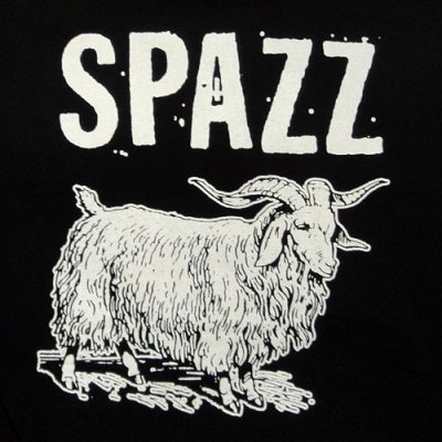 画像1: Spazz スパッズ Goat BLACK Tシャツ (Mサイズ)