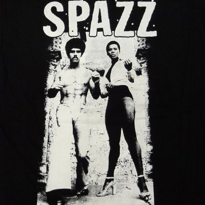 画像1: Spazz スパッズ Afro BLACK Tシャツ＜セール特価商品＞