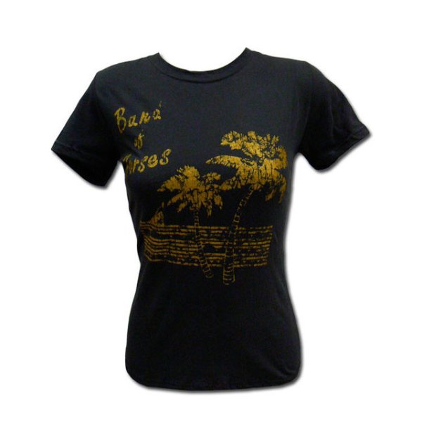 画像1: Band of Horses バンド・オブ・ホーセズ Palm Tree レディースTシャツ (GM)＜セール特価商品＞ (1)