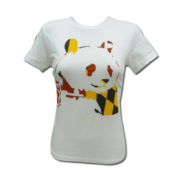画像1: Panda Bear パンダ・ベアー White Panda Tシャツ (GM)＜セール特価商品＞ (1)