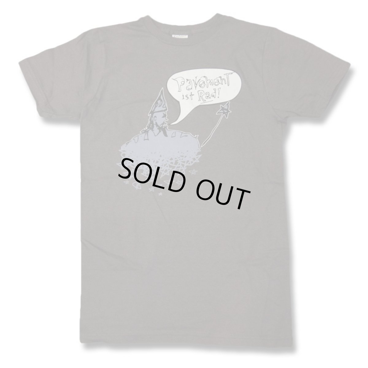 画像1: Pavement ペイヴメント GREY Wizard Tシャツ (1)