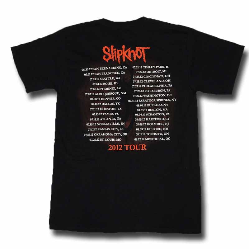 Slipknot スリップノット Antennas 2012 Tour Tシャツ - バンドTシャツの通販ショップ『Tee-Merch!』