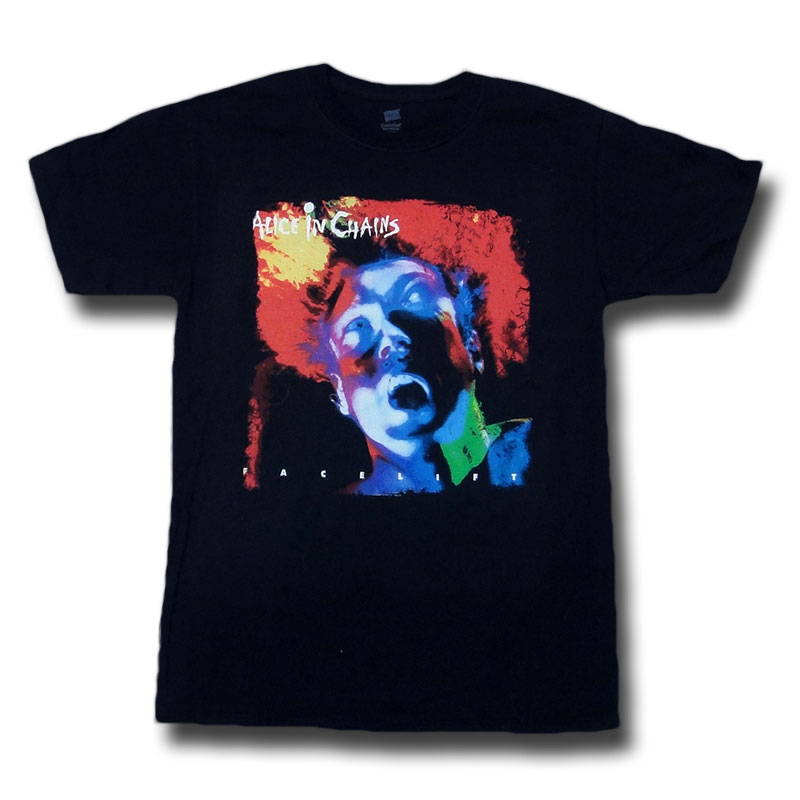 Alice In Chains アリス・イン・チェインズ Facelift Tシャツ - バンドTシャツの通販ショップ『Tee-Merch!』
