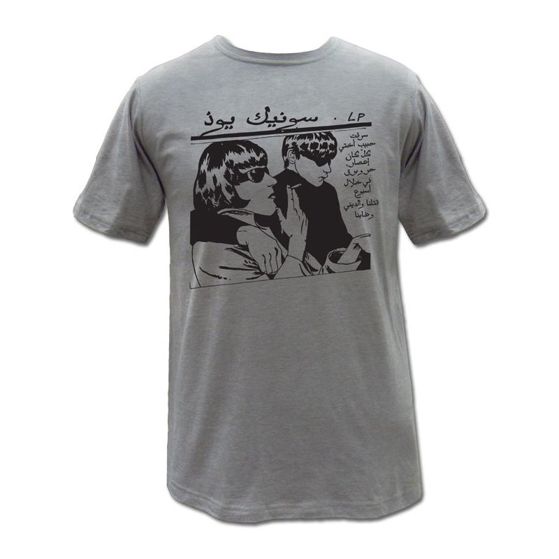 Sonic Youth ソニック・ユース GREY Arabic Goo Tシャツ