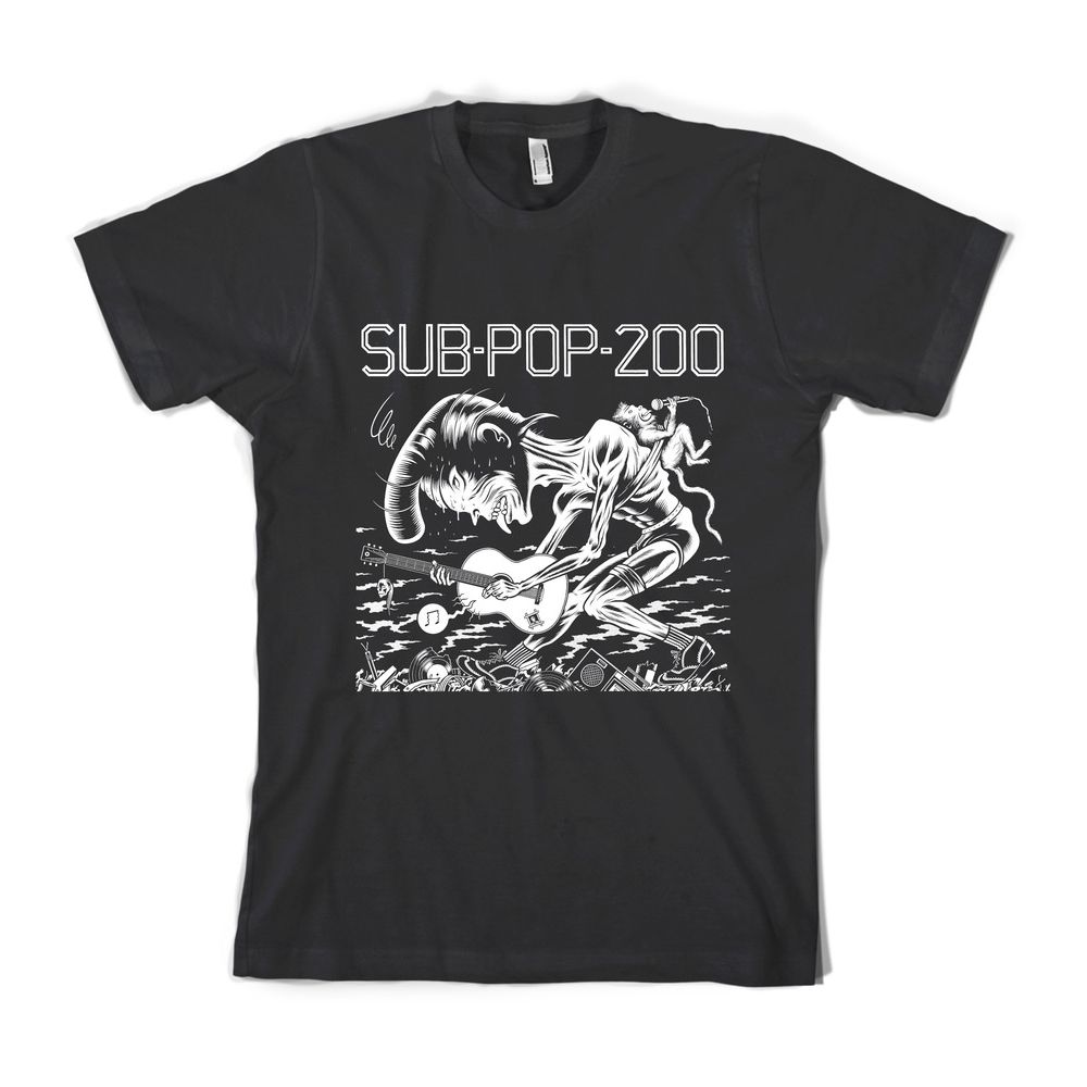 Sub Pop Records Tシャツ サブ・ポップ・レコーズ SP 200 Compilation 