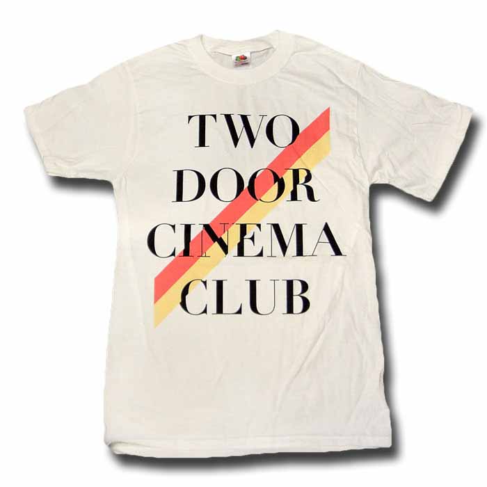 Two Door Cinema Club トゥー ドア シネマ クラブ Stripe Tシャツ バンドtシャツの通販ショップ Tee Merch