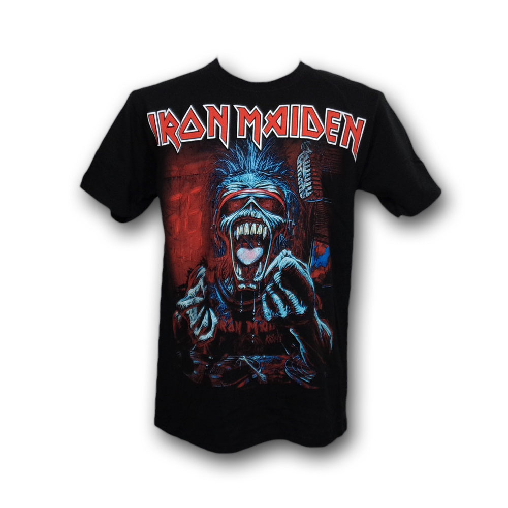 デルタ DELTA IRON MAIDEN アイアンメイデン 両面プリント バンドTシャツ バンT メンズM /eaa340164