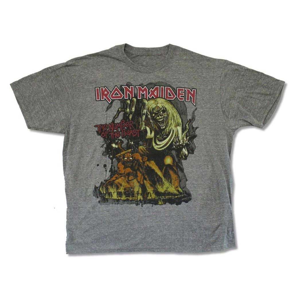 Iron Maiden バンドTシャツ アイアン・メイデン Gray Beast - バンドT