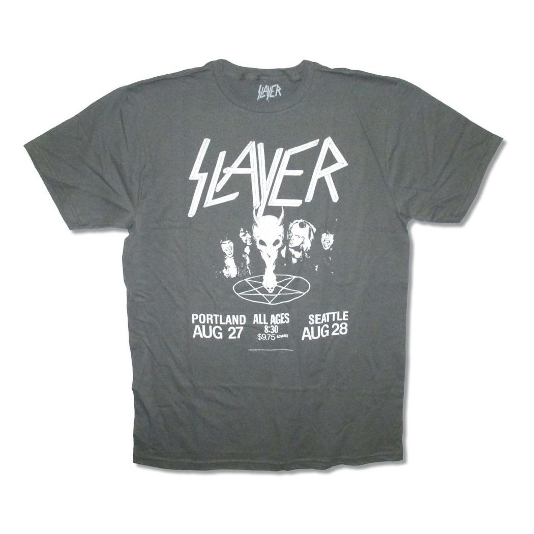 Slayer バンドTシャツ スレイヤー Portland Seattle - バンドTシャツの通販ショップ『Tee-Merch!』