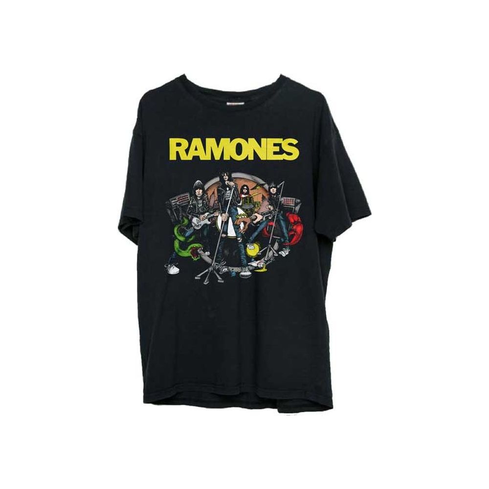 Ramones バンドTシャツ ラモーンズ Live Vintage - バンドTシャツの 