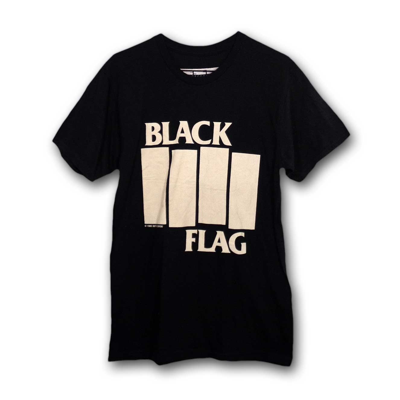 Black Flag バンドTシャツ ブラック・フラッグ Bars & Logo BLACK - バンドTシャツの通販ショップ『Tee-Merch!』