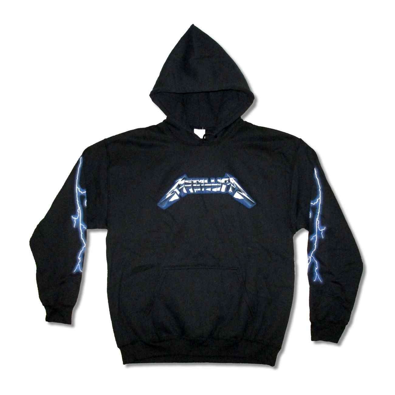 Metallica プルオーバーパーカー メタリカ Lightnings - バンドTシャツ