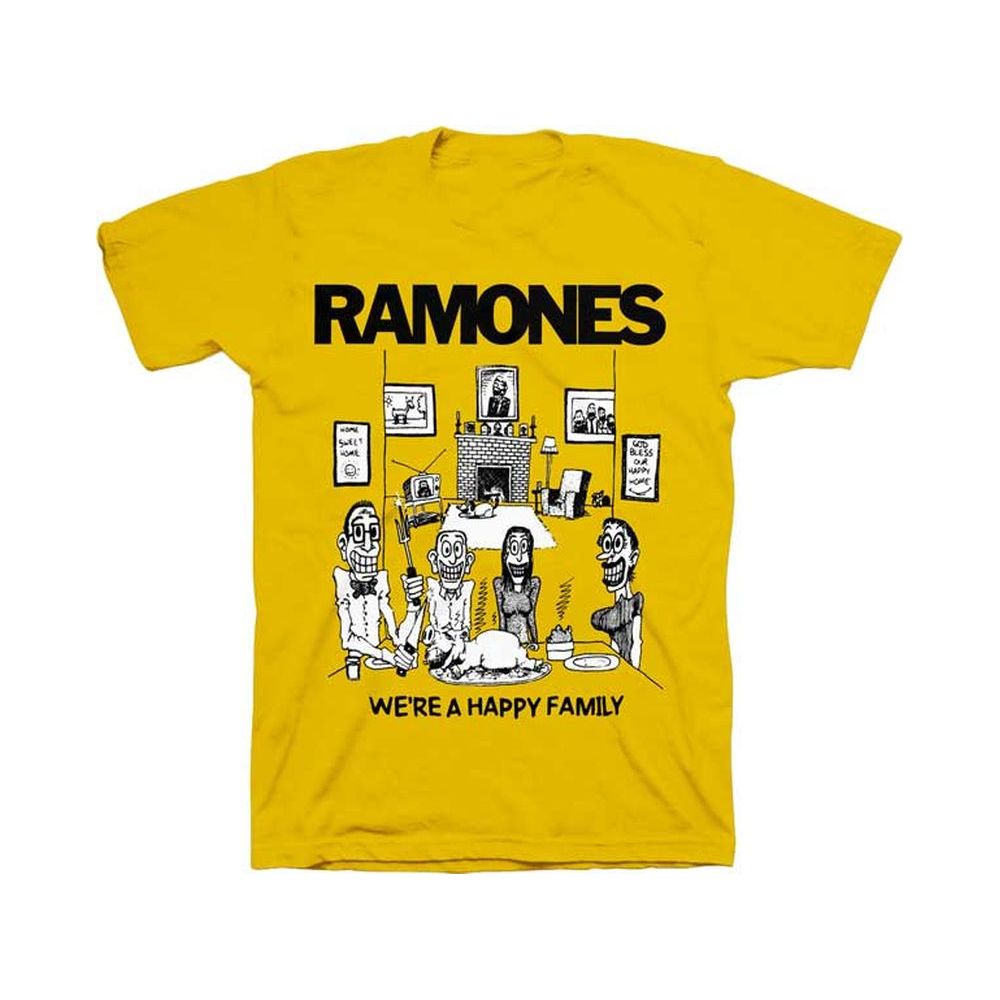 Ramones バンドtシャツ ラモーンズ Happy Family バンドtシャツの通販ショップ Tee Merch
