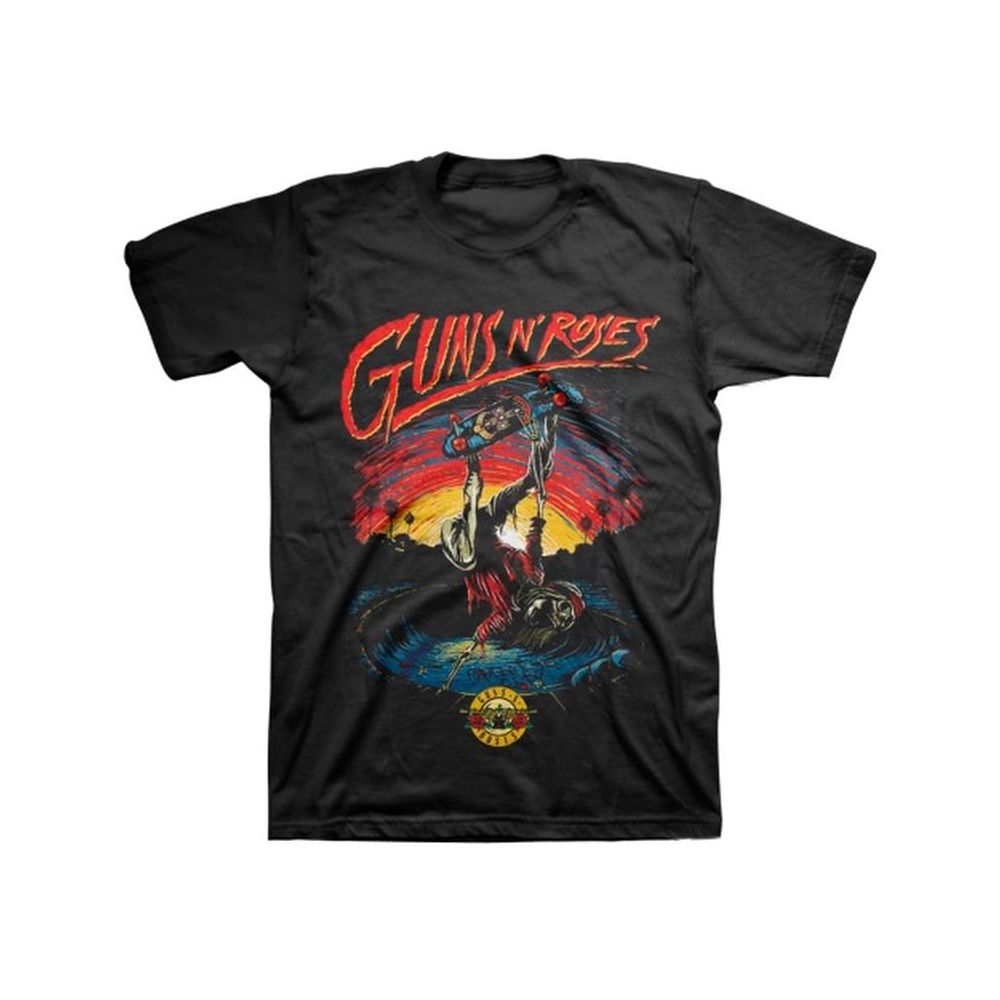 Guns N' Roses バンドTシャツ ガンズ・アンド・ローゼス Skate - バンドTシャツの通販ショップ『Tee-Merch!』