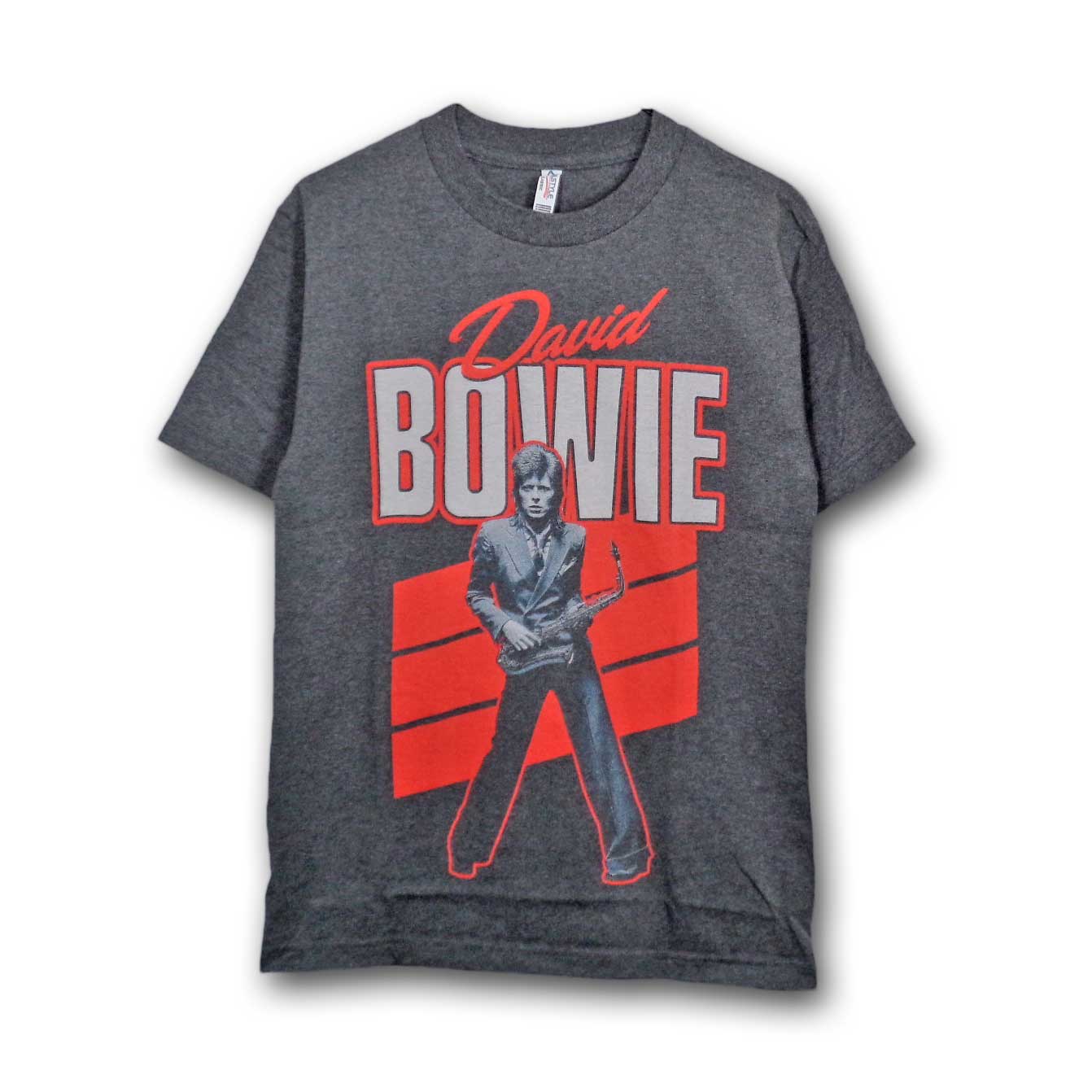 David Bowie Tシャツ デヴィッド・ボウイ Red Sax - バンドTシャツの通販ショップ『Tee-Merch!』