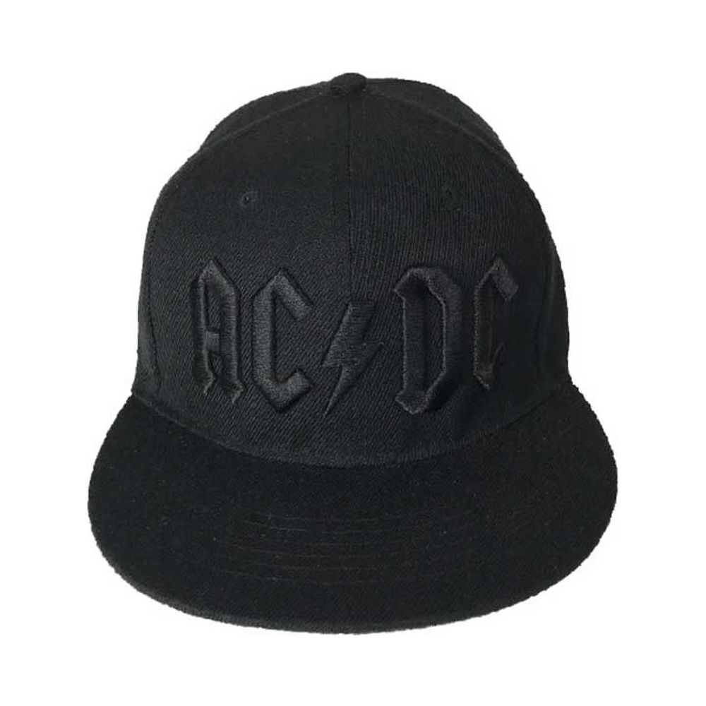 Ac Dc スナップバックキャップ エーシー ディーシー Black Logo バンドtシャツの通販ショップ Tee Merch