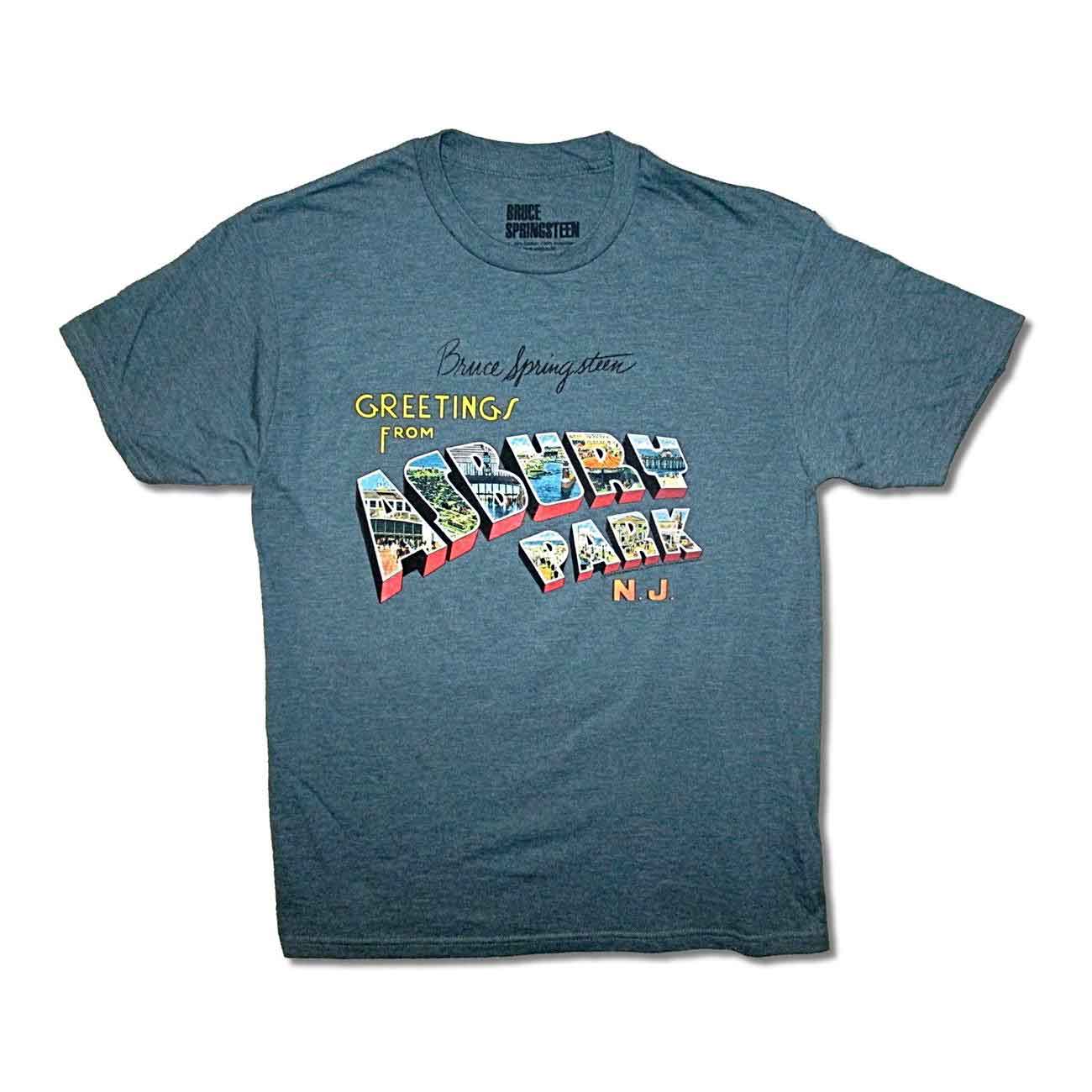 Bruce Springsteen Tシャツ ブルース スプリングスティーン Greetings Nvy バンドtシャツ の通販ショップ Tee Merch