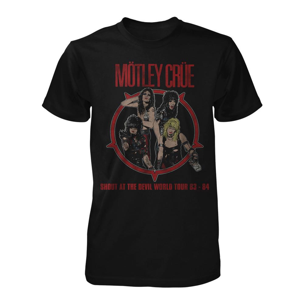 Motley Crue バンドTシャツ モトリー・クルー Shout At The Devil Tour '83-'84 - バンドTシャツの